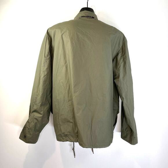 Vintage 80s Nautica Men's Spinnaker Jacket Medium Green Windbreaker Lightweight - Picture 8 of 8